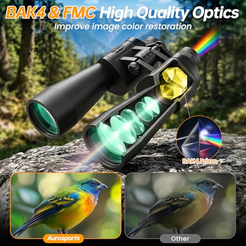 20x70 Binoculars for Adults with 70mm Large Objective Lens