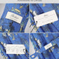 Folding Umbrella Real Wood Handle Garden of Glamour Cobalt Blue