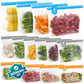 Dishwasher Safe Reusable Storage Bags Stand Up (14 Count)