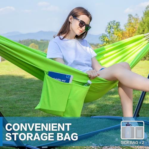 Double Hammock with Stand for Outside