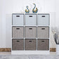 3X Thicker Fabric Storage Cubes 13 inch Collapsible Storage Bins for Organization