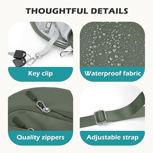 Anti Theft Crossbody Bag for Women Men
