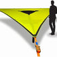 Tentsile Trillium Giant Hammock, The Original Tree Tent Company, 3 Adult Capacity, Anti-Roll, Central Hatch, Ratches and Straps Included, Designed in The UK (3 Person, Fresh Green)