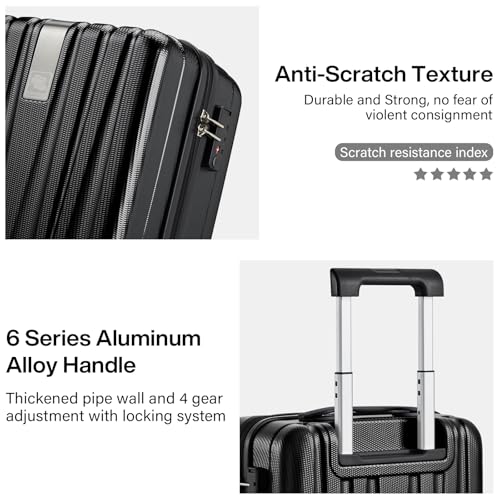 16 Inch Underseat Carry on Suitcases with Wheels