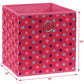 10 Inch Foldable Cube Storage Bins with Handles (24 Count)