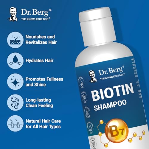 Dr. Berg Biotin Shampoo for Men & Women (8 Fl Oz)