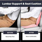 Car Seat Cushion and Lumbar Support Pillow