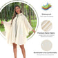 Rain Poncho for Adults with Zipper