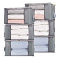 6Pcs Zippered Storage Bag for Closet King Comforter (6 Count)