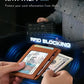 Slim Wallet for Men Women Minimalist Small Leather Front Pocket Wallets with RFID Blocking and Gifts Box