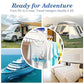 White Travel Hangers 10 Pack (10 Count)
