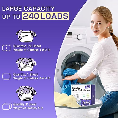 Laundry Detergent Sheets (240 Count)