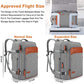 40L Expandable Carry On Travel Backpack with 4 Packing Cubes