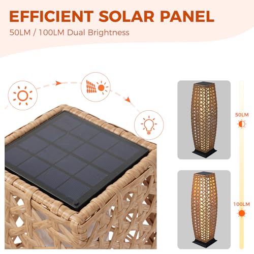 Outdoor Floor Lamp Solar Lantern