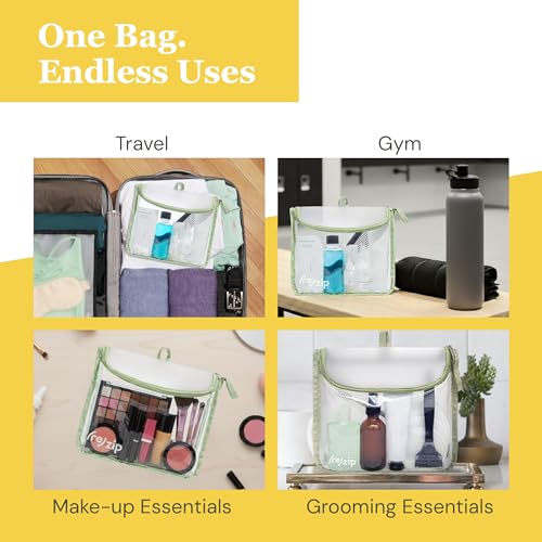 Clear Quart Travel Toiletry & Cosmetic Bag