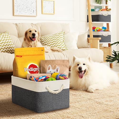 15.7" x 12" Wide & Low Fabric Storage Bin (3 Count)