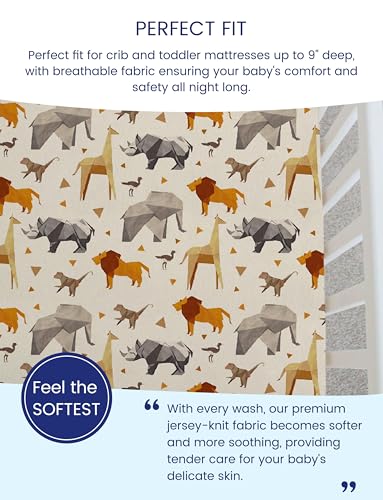 Premium Stretchy Crib Sheets (2 Count)