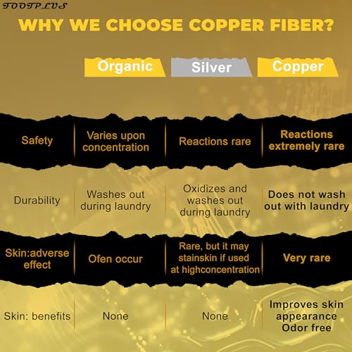 Copper Socks for Men (6 Count)
