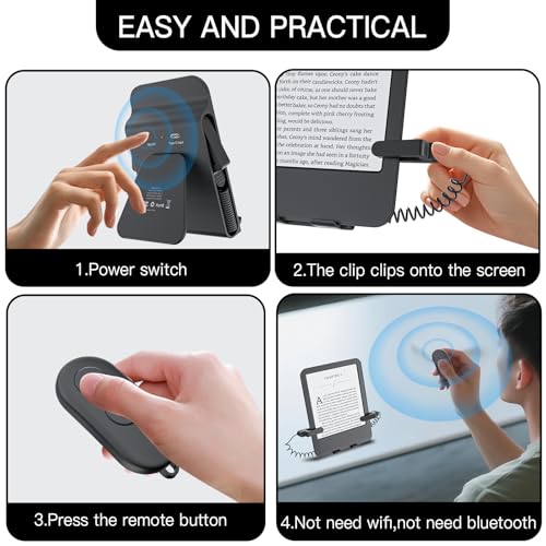 Remote Control Page Turner and Stand for Kindle Paperwhite Oasis eReaders