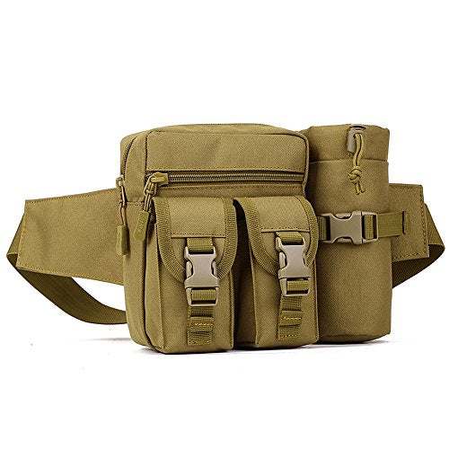 Tactical Waist Pack with Water Bottle Holder Fanny Pack for Men