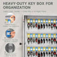 360 Key Lock Box Smart Key Organier Cabinet with Keypad & App for Office