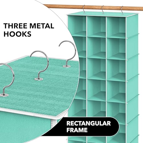 24 Section Shelves Hanging Shoes Organizer