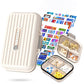 Travel Pill Organizer Box with Medicine Labels (2 Count)