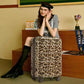 28 Inch Checked Luggage with Spinner Wheels