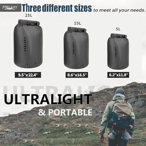 Waterproof Dry Bag 3 Pack (3 Count)