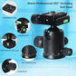 71" Camera Lightweight Foldable Aluminum Tripod & Monopod with 360° Ball Head Payload 33lbs
