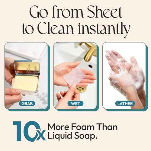 Paper Soap Sheets for Traveling (300 Count)