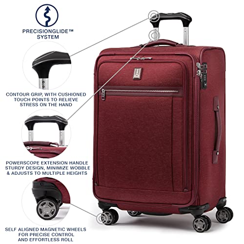 Platinum Elite Checked Luggage Spinner