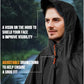 Hooded Rain Poncho for Adult Waterproof Lightweight Raincoat