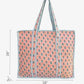 100% Cotton Quilted Tote Bag For Women