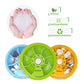 3Pack Weekly Pill Organizer Rotating Travel Pill Box for 7 Day Vitamins (3 Count)