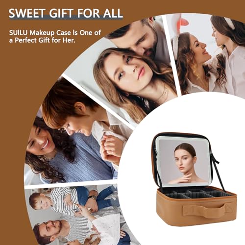 Makeup Bag with Led Mirror