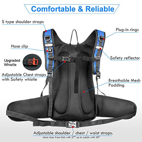 Insulated Hydration Backpack Pack with 3L BPA Free Leak Proof Water Bladder