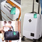 Luggage Tags Privacy Cover ID Label for Travel Bag Suitcase (2 Count)