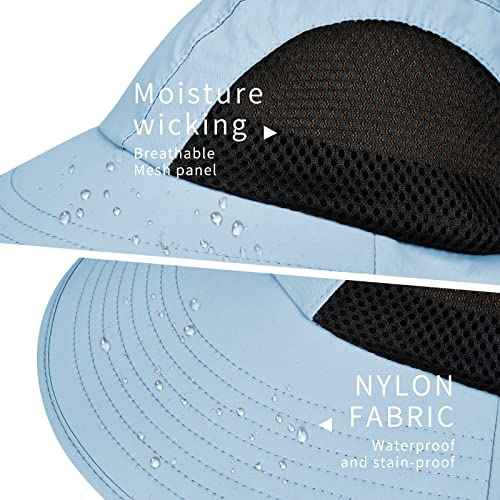 Sun Hat for Men Women with Neck Flap