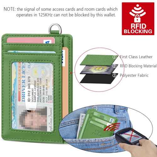 Slim Minimalist Wallet RFID Credit Card Holder for Men