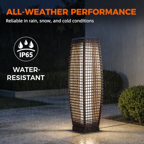 Outdoor Solar Floor Lamp Set of 2 (2 Count)