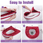 4 Pcs Toilet Seat Covers Warmer