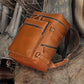 Leather Tan Backpack For Men Genuine Laptop Rucksack For Men Women Genuine Leather Vintage Large Capacity Business Retro Travel Camping Daypack
