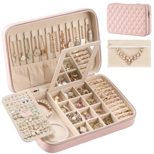 Travel Jewelry Case for Women Girls
