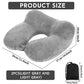 2 Inflatable Neck Pillow Airplane Travel (2 Count)
