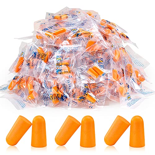 100 Pairs Orange Foam Ear Plugs (100 Count)