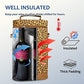2 Bottle Insulated Wine Tote Carrier Bag
