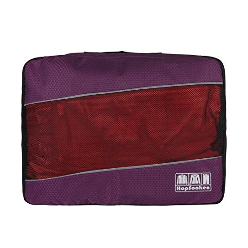 5 Set Packing Cubes for Travel Large Suitcase Luggage Organizer Bags Travel Accessories Vacation 4 Cubes 1 Laundry Pouch Bag (5 Count)