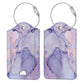 Luggage Tags Privacy Cover ID Label for Travel Bag Suitcase (2 Count)