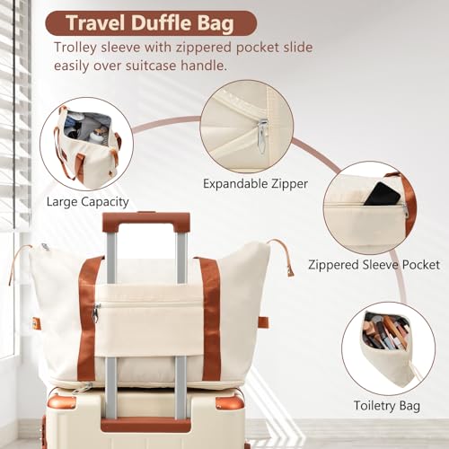 Luggage Set 6 Piece Expandable Lightweight ABS Hardshell Suitcases with Wheels (6 Count)